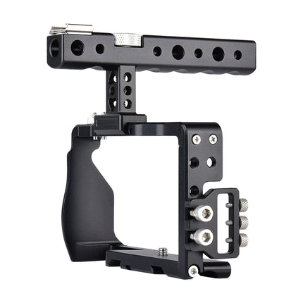 YELANGU C6 Camera Video Cage Handle Stabilizer for Sony A6000 / A6300 / A6500 / A6400, Handle Stabilizer