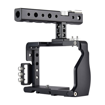 YELANGU C6 Camera Video Cage Handle Stabilizer for Sony A6000 / A6300 / A6500 / A6400, Handle Stabilizer