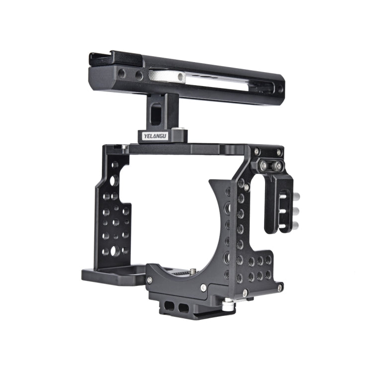 YELANGU CA7 YLG0908A Handle Video Camera Cage Stabilizer for Sony A7K / A72 / A73 / A7S2 / A7R3 / A7R2 / A7X, YLG0908A