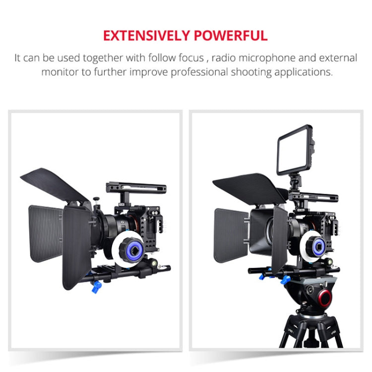 YELANGU CA7 YLG0908A Handle Video Camera Cage Stabilizer for Sony A7K / A72 / A73 / A7S2 / A7R3 / A7R2 / A7X, YLG0908A
