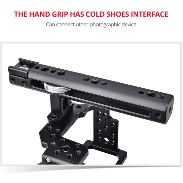 YELANGU CA7 YLG0908A Handle Video Camera Cage Stabilizer for Sony A7K / A72 / A73 / A7S2 / A7R3 / A7R2 / A7X, YLG0908A
