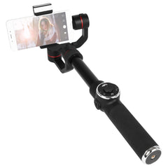 AFI V5 Smooth 3-Axis Handheld Aluminum Brushless Gimbal Stabilizer with Tripod Mount & Fill Light for Smartphones within 6 inch, Support Face Tracking