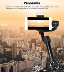 AFI V5 Smooth 3-Axis Handheld Aluminum Brushless Gimbal Stabilizer with Tripod Mount & Fill Light for Smartphones within 6 inch, Support Face Tracking