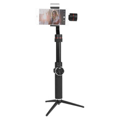 AFI V5 Smooth 3-Axis Handheld Aluminum Brushless Gimbal Stabilizer with Tripod Mount & Fill Light for Smartphones within 6 inch, Support Face Tracking