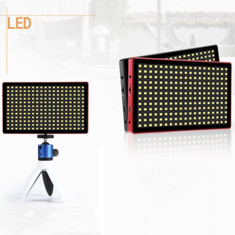 Litu Foto  L28 Pocket 228 LEDs Professional Vlogging Photography Video & Photo Studio Light for Canon / Nikon DSLR Cameras, L28 Red