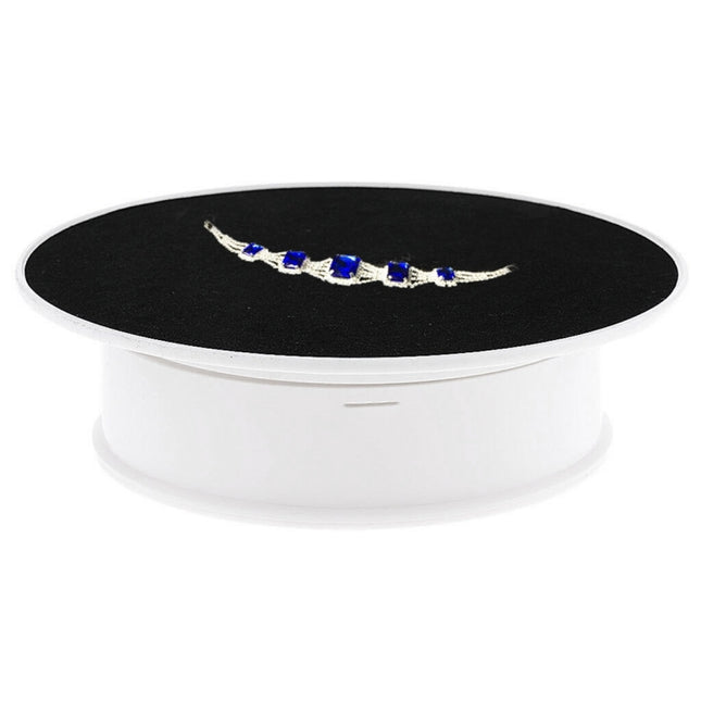 20cm 360 Degree Electric Rotating Turntable Display Stand Photography Video Shooting Props Turntable, Load 1.5kg, Powered by Battery & USB, 20cm/Powered by Battery or USB(B), 20cm/Powered by Battery or USB(W), 20cm/Powered by Battery or USB(W+B)