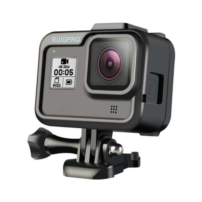 RUIGPRO für GoPro HERO8 Schwarz Standard Border PC ABS Rahmen Montieren Schutzhülle