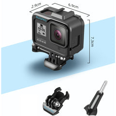 RUIGPRO for GoPro HERO8 Black Standard Border PC ABS Frame Mount Protective Case