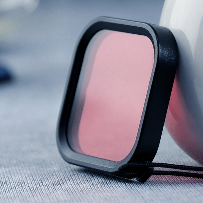 Quadratisches Gehäuse, Farblinsenfilter zum Tauchen für GoPro HERO8 Schwarz