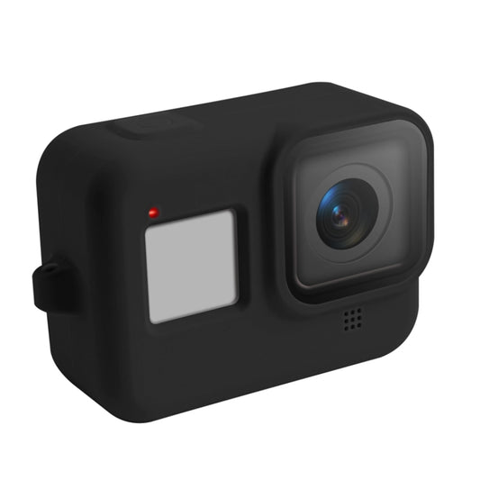 Silicone Protective Case Cover with Wrist Strap for GoPro HERO8 Black, For GoPro HERO8 Black