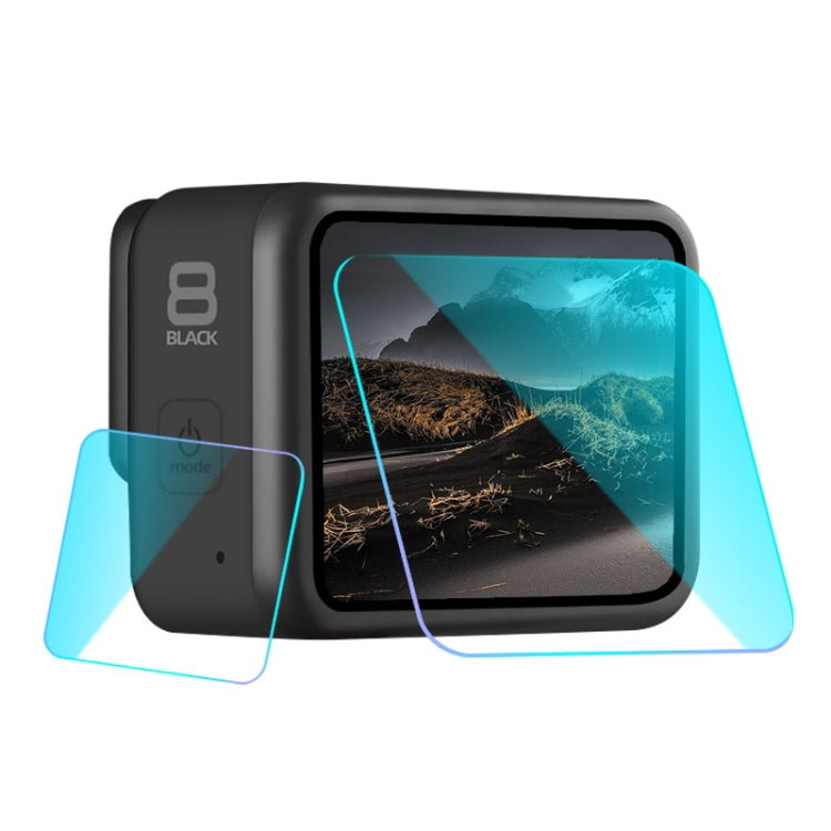 For GoPro HERO8 Black Lens + LCD Display Tempered Glass Film, For GoPro HERO8 Black