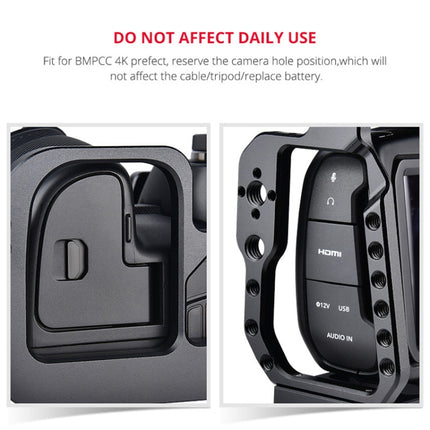 YELANGU C9-A YLG0911A Handle Video Camera Cage Stabilizer for DJI BMPCC 4K, C9-A