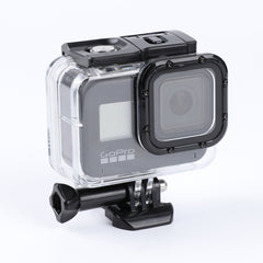 For GoPro HERO8 Black 45m Waterproof Housing Protective Case with Buckle Basic Mount & Screw, For GoPro HERO8 Black