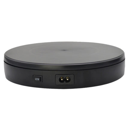 22cm Electric Rotating Turntable Display Stand Live Video Shooting Props Turntable Jewelry Shoes Display Platform, US Plug, 22cm(Black), 22cm(White)