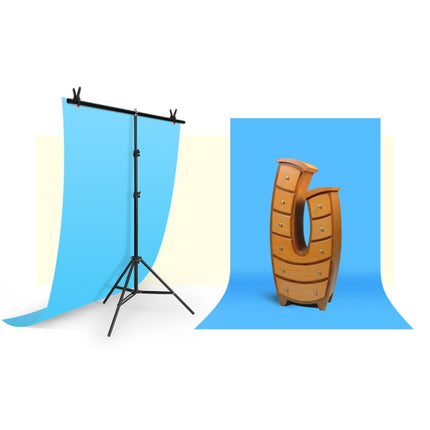 150x200cm T-Shape Photo Studio Background Support Stand Backdrop Crossbar Bracket Kit with Clips, No Backdrop, 150x200cm