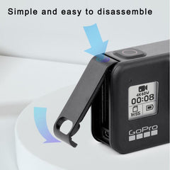 Sports Camera Rechargeable Battery Replacement Cover Side Cover for GoPro HERO8, Side Cover for GoPro HERO8