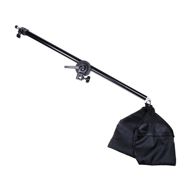 50x70cm Single Light Softbox + 2m Photography Lighting Tripod Mount Stand + Arm Jib Crossbar Bracket Studio Flash Light Set