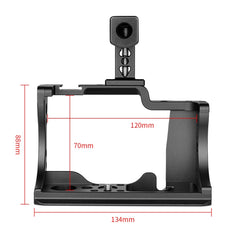 YELANGU C14 YLG0714A Video Camera Cage Stabilizer with Handle for Canon EOS M50, YLG0714A