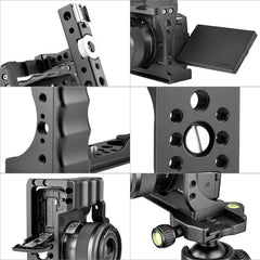 YELANGU C14 YLG0714A Video Camera Cage Stabilizer with Handle for Canon EOS M50, YLG0714A