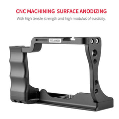 YELANGU C14-A YLG0714A-A Video Camera Cage Stabilizer for Canon EOS M50, YLG0714A-A