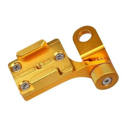 Motorcycle Rearview Mirror CNC Aluminum Alloy Stent Fixed Bracket Holder for GoPro, Insta360, DJI and Other Action Cameras