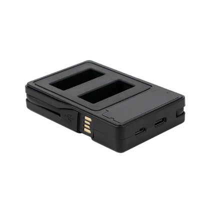 LCD Screen Dual Batteries Charger with Displays Charging Capacity for GoPro HERO9 Black / HERO10 Black, Displays Charging Capacity