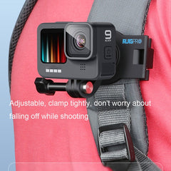 RUIGPRO 360 Degree Rotating Quick Release Strap Mount Shoulder Backpack Mount for GoPro, Insta360, DJI and Other Action Cameras