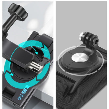 RUIGPRO 360 Degree Rotating Quick Release Strap Mount Shoulder Backpack Mount for GoPro, Insta360, DJI and Other Action Cameras