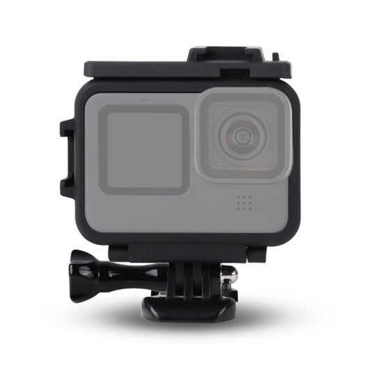 For GoPro HERO10 Black / HERO9 Black Plastic Frame Mount Protective Case with Base Buckle & Long Screw, Plastic Frame