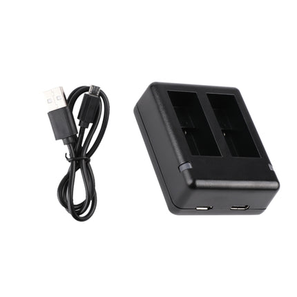USB Dual Batteries Charger with Cable & Indicator Light for GoPro HERO9 Black / HERO10 Black / HERO11 Black / HERO12 Black, For GoPro HERO9 Black