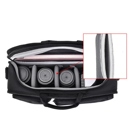 CADEN D28 Portable Multifunctional Single and Double Shoulder Camera Bag With Strap