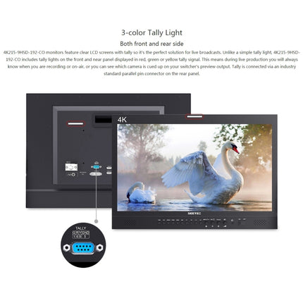 SEETEC 4K215-9HSD-CO 1920x1080 21.5 inch SDI / HDMI Full HD Director Box Camera Field Monitor
