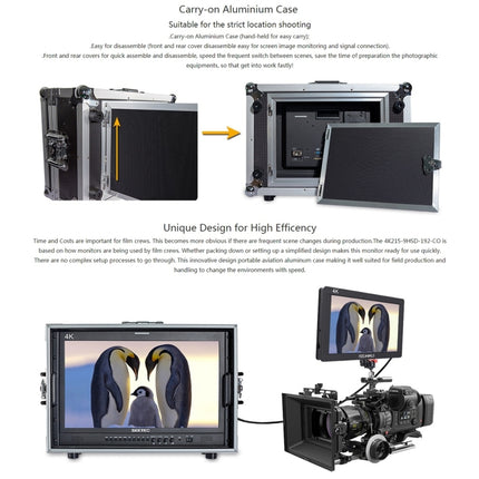 SEETEC 4K215-9HSD-CO 1920x1080 21.5 inch SDI / HDMI Full HD Director Box Camera Field Monitor