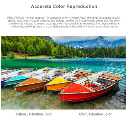 FEELWORLD F6 1920x1080 5.5 inch IPS Screen HDMI 4K Camera Field Monitor