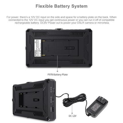 FEELWORLD F6 1920x1080 5.5 inch IPS Screen HDMI 4K Camera Field Monitor