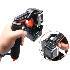 Shutter Trigger + Floating Hand Grip Diving Buoyancy Stick with Adjustable Anti-lost Strap & Screw & Wrench for GoPro HERO7 /6 Black /5 Black, Shutter Trigger