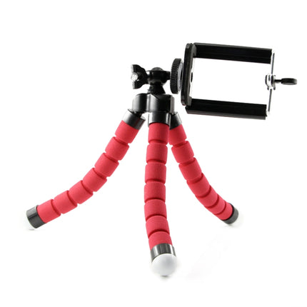 Mini Octopus Flexibler Schaumstoff-Stativhalter mit Telefonklemme und Fernbedienung