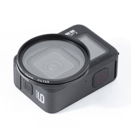 RUIGPRO for GoPro HERO10 Black / HERO9 Black Professional 52mm UV Lens Filter with Filter Adapter Ring & Lens Cap