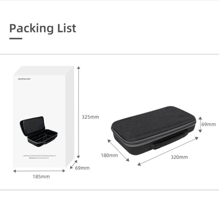 Sunnylife IST-B193 Storage Bag Case Handbag for Insta360 ONE X2 / X, For Insta360 ONE X2 / X