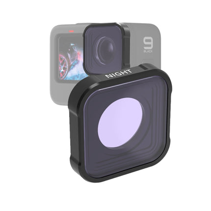 JSR KB Series NIGHT Light Pollution Reduction Lens Filter for GoPro HERO13 Black /12 Black /11 Black /10 Black /9 Black, NIGHT