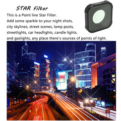 JSR KB Series Star Effect Lens Filter for GoPro HERO13 Black /12 Black /11 Black /10 Black /9 Black, Star