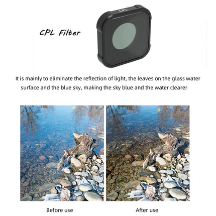 JSR KB Series STAR+CPL+NIGHT+ND8+ND16+ND32 Lens Filter for GoPro HERO13 Black /12 Black /11 Black /10 Black /9 Black, 6-in-1
