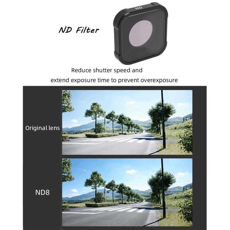 JSR KB Series STAR+CPL+NIGHT+ND8+ND16+ND32 Lens Filter for GoPro HERO13 Black /12 Black /11 Black /10 Black /9 Black, 6-in-1