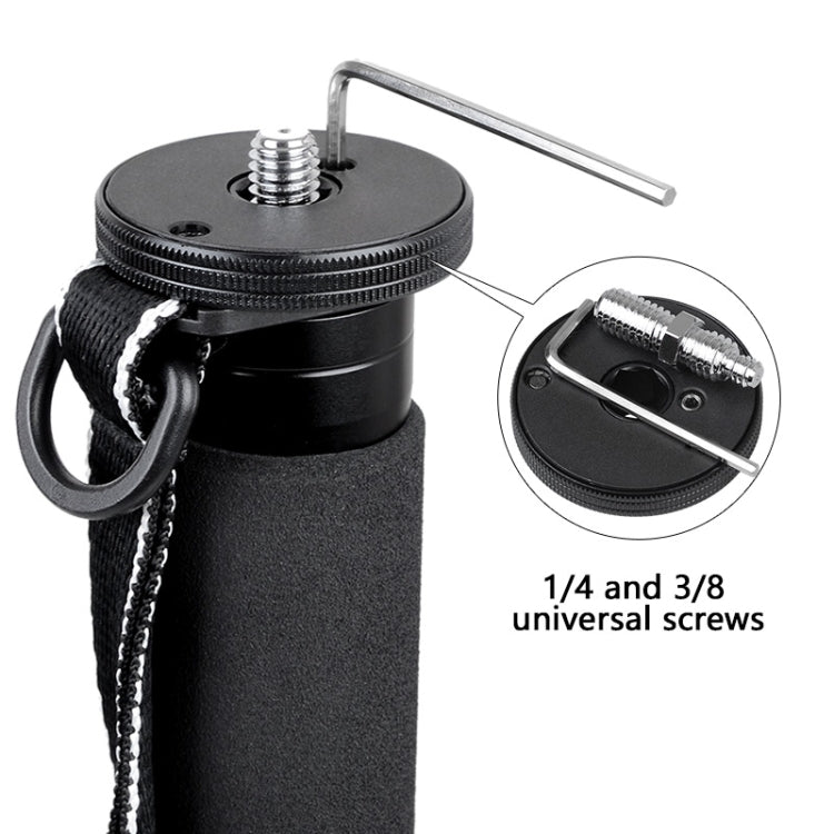 BEXIN MAS285 Portable Travel Outdoor DSLR Camera Aluminum Alloy Monopod Holder