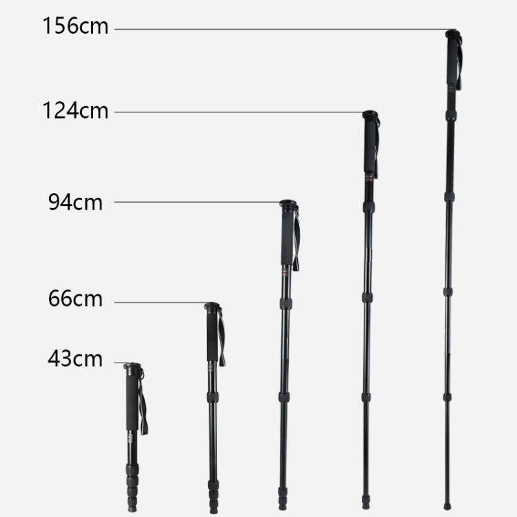 BEXIN MAS285 Portable Travel Outdoor DSLR Camera Aluminum Alloy Monopod Holder