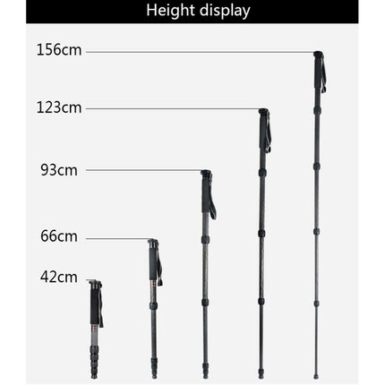 BEXIN MCS285 Portable Travel Outdoor DSLR Camera Carbon Fiber Monopod Holder, MCS285