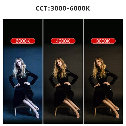 LUXCeO RGB Colorful Photo LED Stick Video Light APP Control Adjustable Color Temperature Waterproof Handheld LED Fill Light with Remote Control