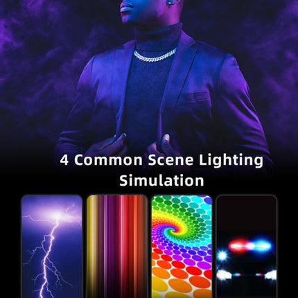 LUXCeO RGB Colorful Photo LED Stick Video Light APP Control Adjustable Color Temperature Waterproof Handheld LED Fill Light with Remote Control