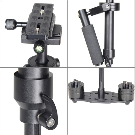 YELANGU S40N Aluminum Handheld Stabilizer for Camcorder DV Video Camera DSLR