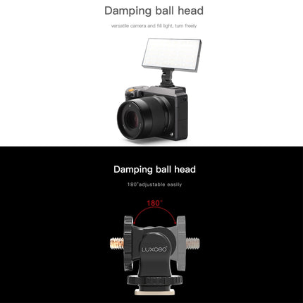 LUXCeO PA1 Camera Universal Hot Shoe Holder Damping Ball-Head Bracket, PA1